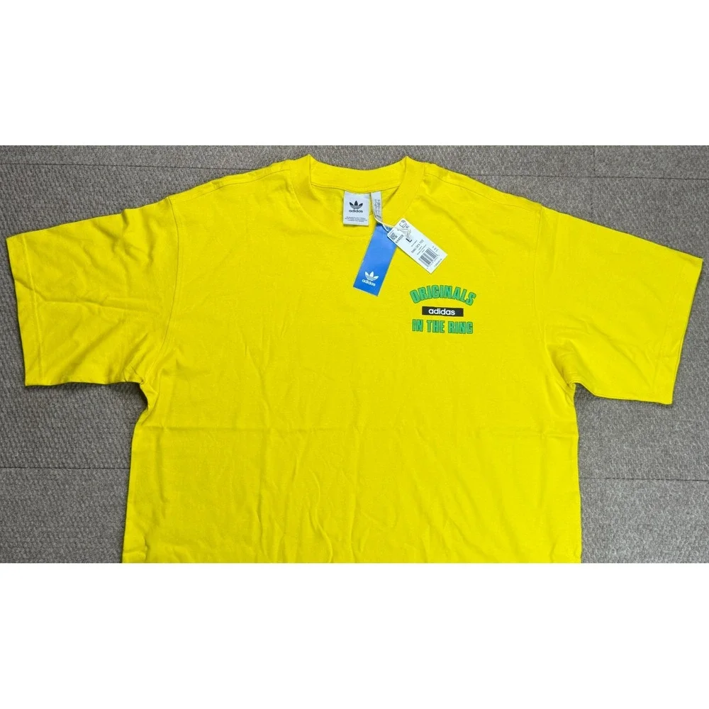 Adidas Men's‎ Originals In The Ring Short Sleeve Multicolored T-Shirt Size Large